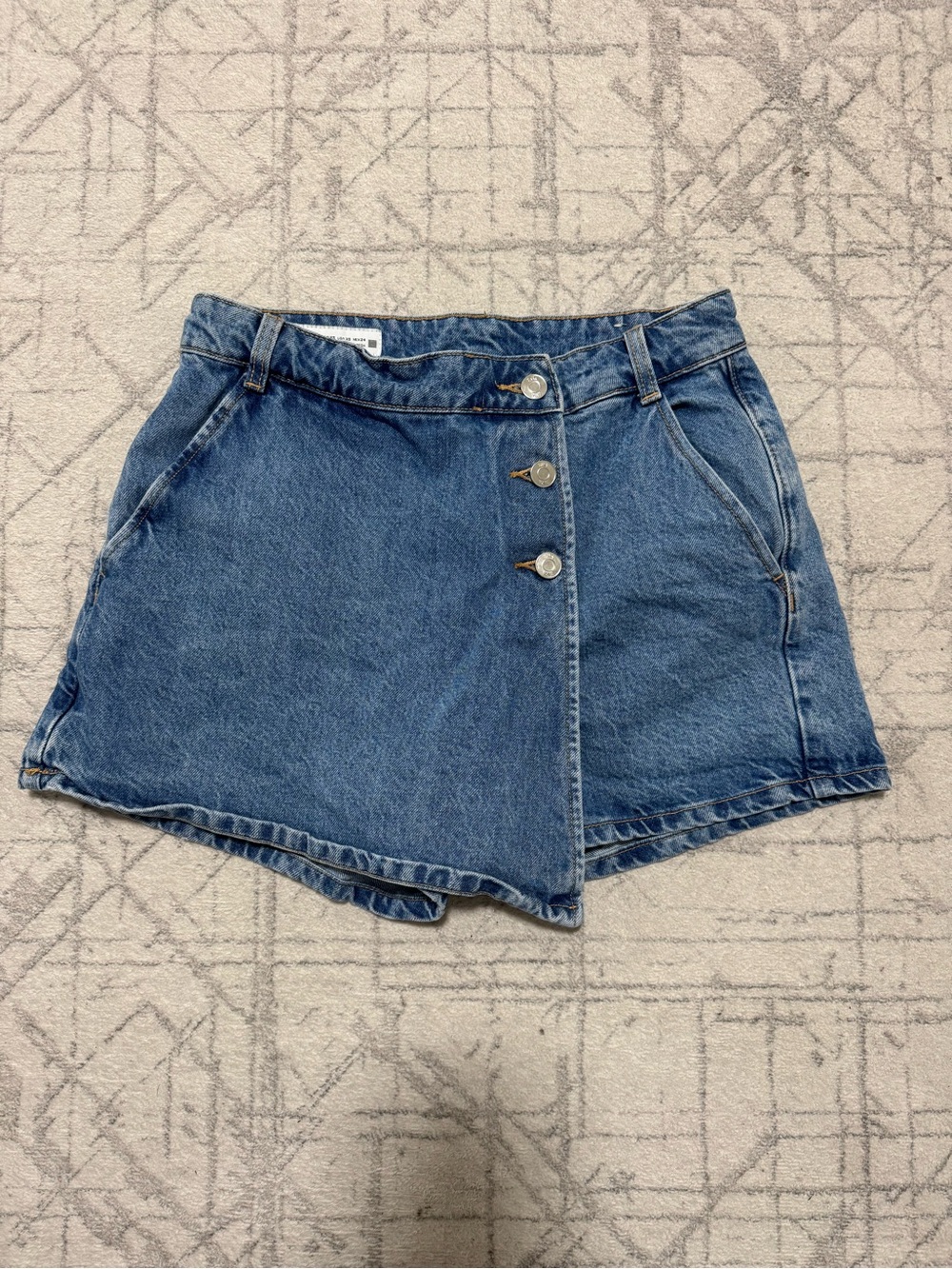 Zara Blue Denim Skort Size XS